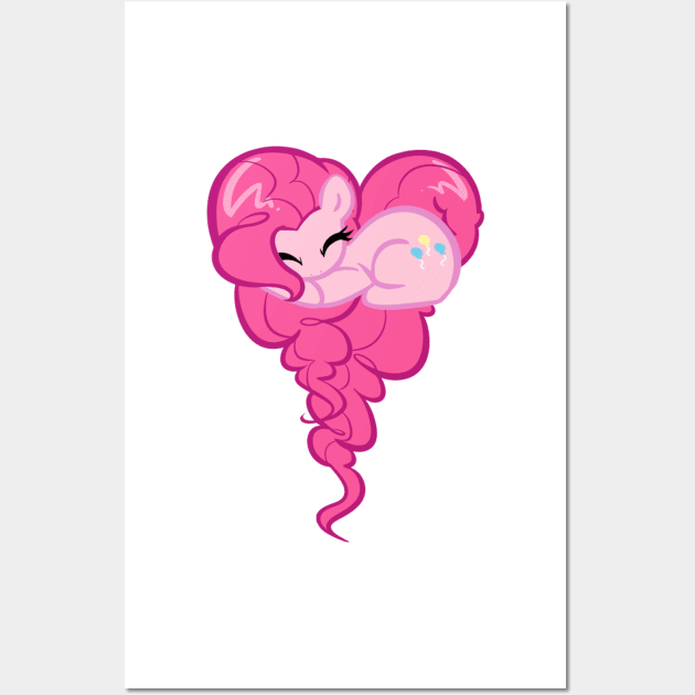 Heart Of Pinkie Pie Wall Art by BambooDog